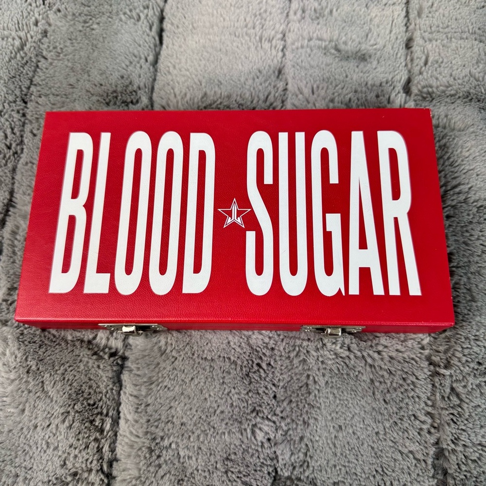 Jeffree Star Blood Sugar Eyeshadow Palette NEW Red Pink Purple Brown